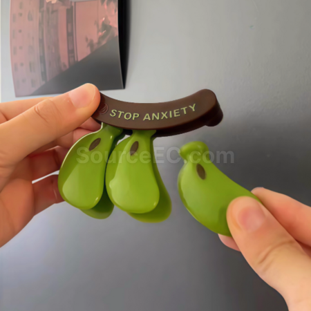 禮品訂造磁吸封口夾冰箱貼紀念品