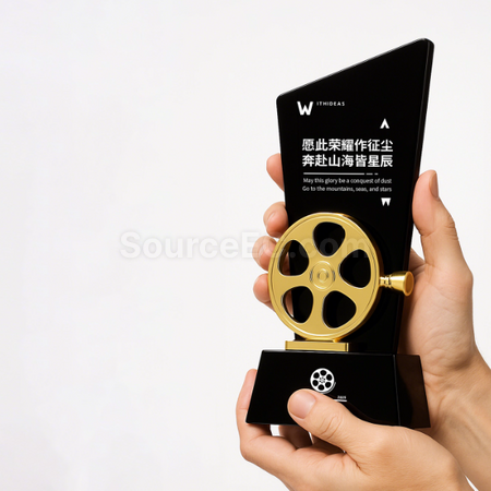 禮品訂造影片水晶獎座紀念品