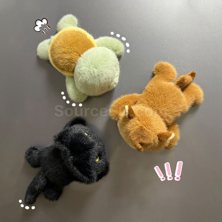 禮品訂造卡皮巴拉絨毛玩偶冰箱貼紀念品
