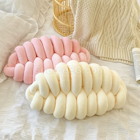 禮品訂造毛毛蟲編織抱枕紀念品