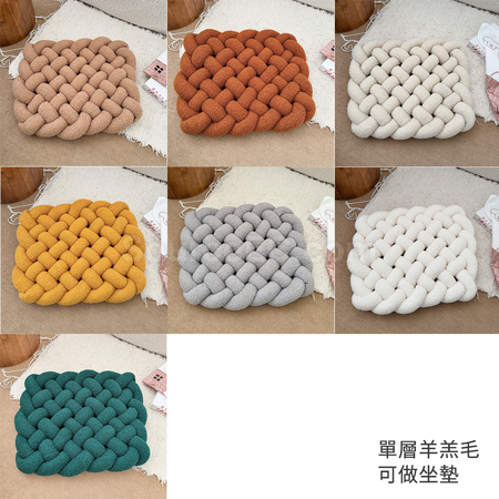 禮品訂造編織靠背抱枕紀念品