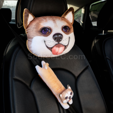 禮品訂造汽車護頸枕 頭靠枕/安全護肩紀念品