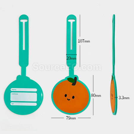 禮品訂造PVC行李牌紀念品