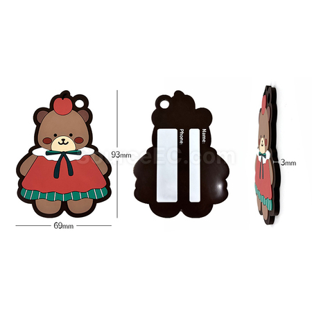 禮品訂造PVC行李牌紀念品
