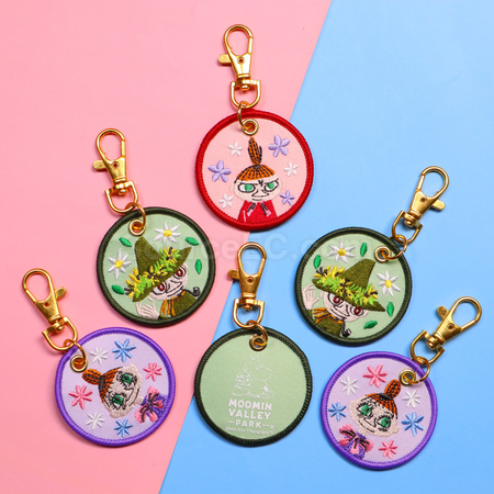 禮品訂造刺繡掛件繡花鑰匙扣紀念品