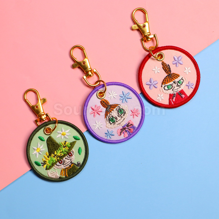 禮品訂造刺繡掛件繡花鑰匙扣紀念品