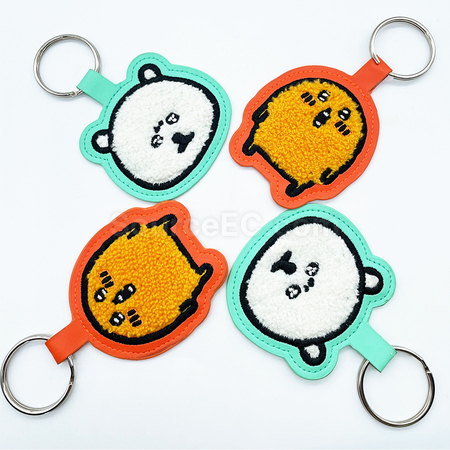 禮品訂造刺繡掛件繡花鑰匙扣紀念品