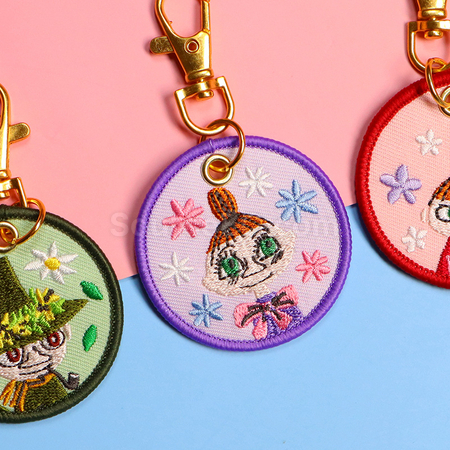 禮品訂造刺繡掛件繡花鑰匙扣紀念品