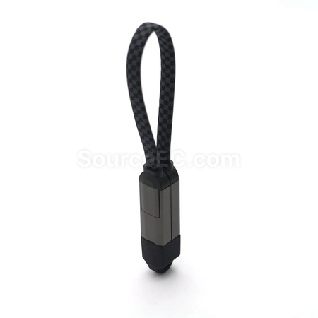 禮品訂造磁吸四合一數據線鑰匙扣紀念品