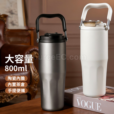 禮品訂造不銹鋼陶瓷保溫杯紀念品
