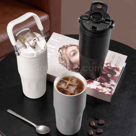 禮品訂造不銹鋼陶瓷保溫杯紀念品