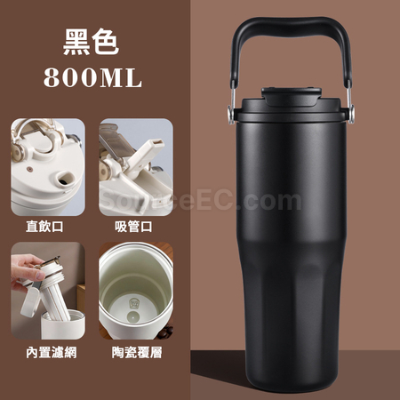 禮品訂造不銹鋼陶瓷保溫杯紀念品