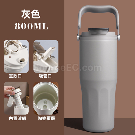 禮品訂造不銹鋼陶瓷保溫杯紀念品