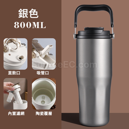 禮品訂造不銹鋼陶瓷保溫杯紀念品