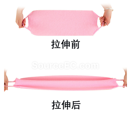 禮品訂造彈性雙面搓澡毛巾紀念品