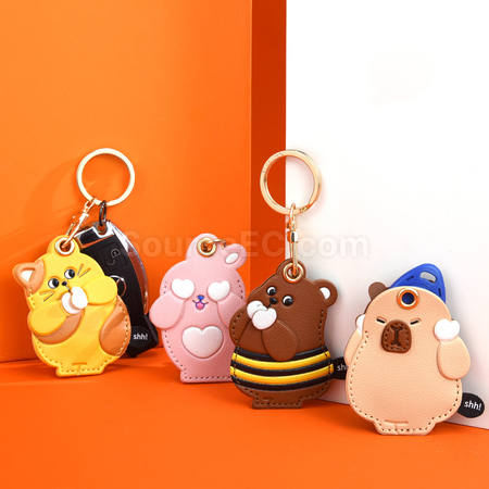 禮品訂造動物迷你卡套鑰匙扣紀念品