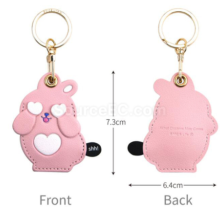 禮品訂造動物迷你卡套鑰匙扣紀念品