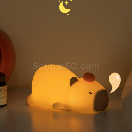 禮品訂造趴趴卡皮巴拉拍拍小夜燈紀念品