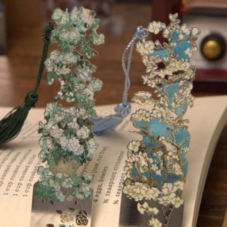 禮品訂造油畫系列金屬書籤紀念品