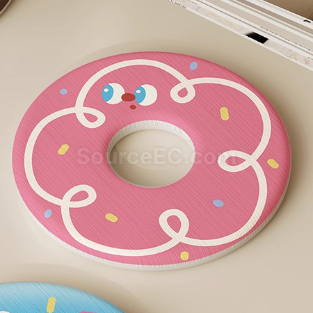 禮品訂造甜甜圈圓形矽藻泥杯墊紀念品