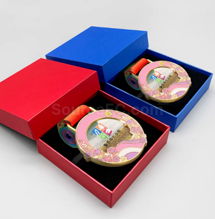 禮品訂造流沙金屬獎牌紀念品