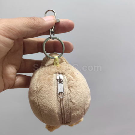 禮品訂造3D毛絨公仔收納手提杯套紀念品