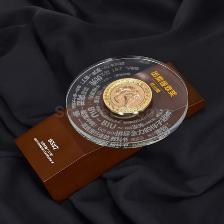 禮品訂造水晶獎座紀念品