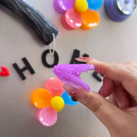 禮品訂造冰箱貼花朵封口夾紀念品