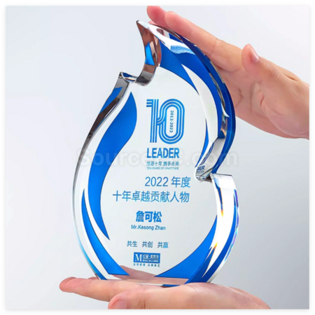 禮品訂造創意水晶獎座紀念品