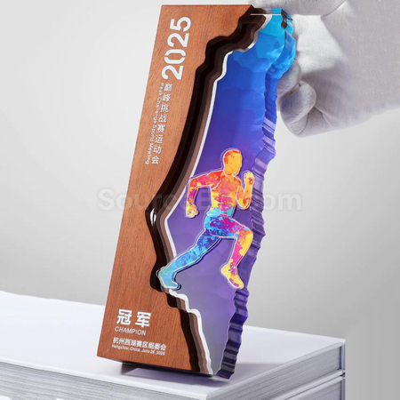 禮品訂造創意木獎座紀念品