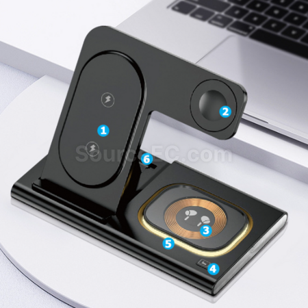 禮品訂造三合一磁吸無線充紀念品