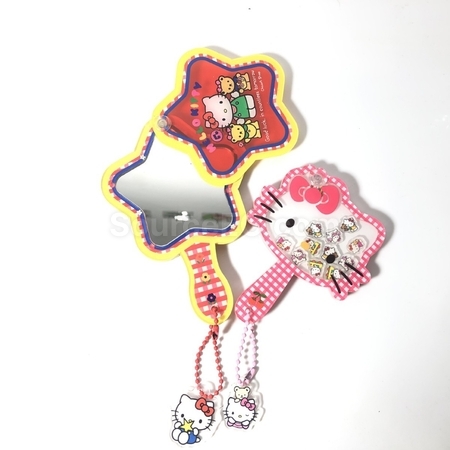 禮品訂造搖搖樂手持鏡子DIY紀念品