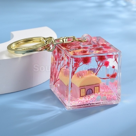 禮品訂造流沙鑰匙扣紀念品