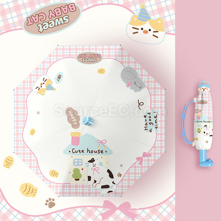 禮品訂造小猫晴雨傘紀念品
