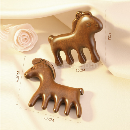 禮品訂造可愛小馬按摩梳紀念品