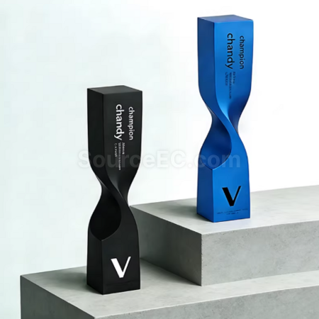 禮品訂造金屬扭柱獎座紀念品