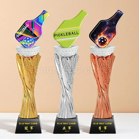 禮品訂造匹克球獎座紀念品