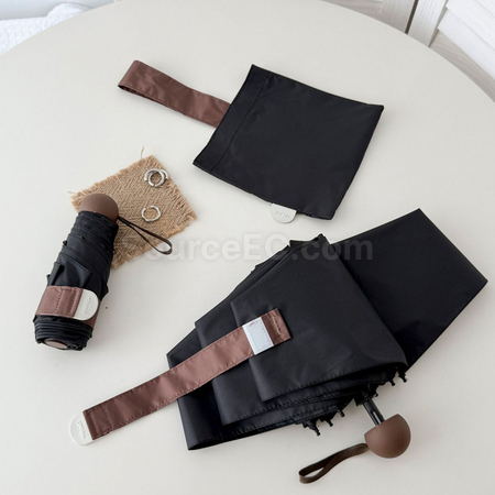 禮品訂造咖啡膠囊摺疊雨傘紀念品