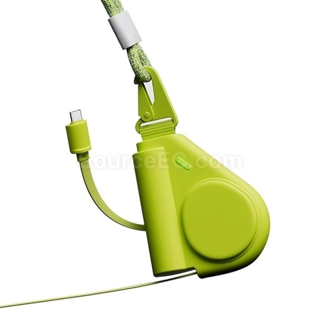自帶伸縮線行動電源