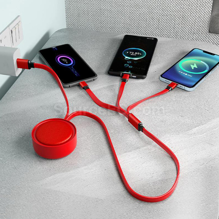 禮品訂造三合一充電線紀念品