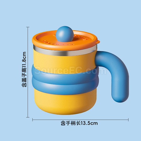 禮品訂造保溫帶蓋馬克杯紀念品