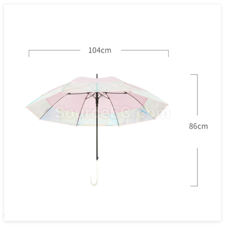 禮品訂造極光鐳射幻彩雨傘紀念品