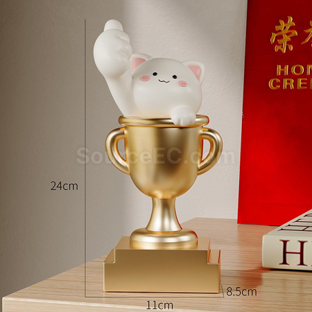 禮品訂造可愛樹脂獎盃紀念品
