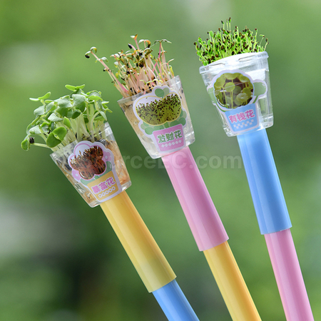 禮品訂造迷你盆栽長草筆紀念品