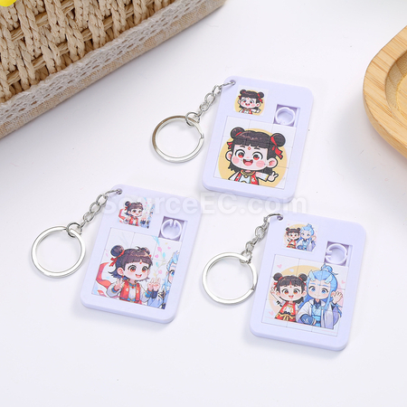 禮品訂造滑板塞車遊戲鑰匙扣紀念品