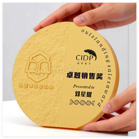 禮品訂造創意浮雕亞克力獎牌紀念品