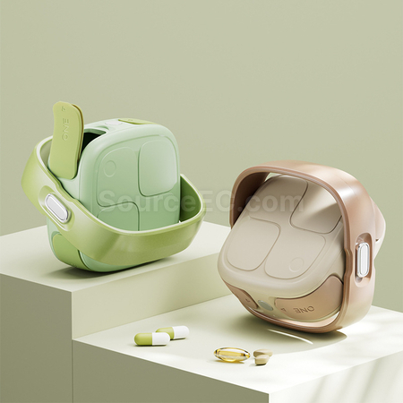 禮品訂造磁吸旋轉藥盒紀念品