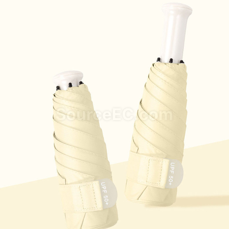 禮品訂造伸縮五折便攜遮陽傘紀念品