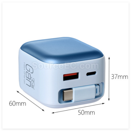 禮品訂造35W氮化鎵充電器(BSMI認證）紀念品