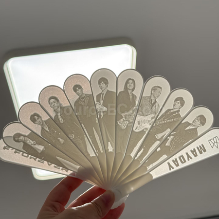 禮品訂造透光浮雕扇可訂製圖片紀念品